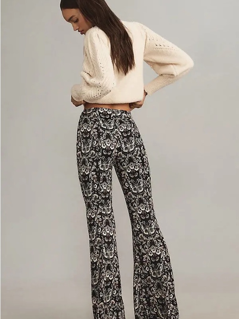 Anthropologie sat flare pant - Picture 2 of 7